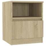806164 Bed Cabinets 2 pcs Sonoma Oak 40x40x50 cm Engineered Wood
