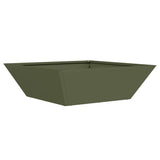 Garden Planter 5 pcs Olive Green 50 x 50 x 15 cm 873831