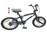 BMX Bike 16 Inches for 5-8 Years Old Dark Grey 42009709