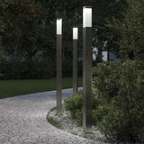 Bollard Lights 3 pcs 110 cm Stainless Steel IP44 4006052