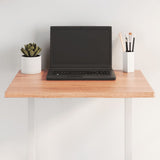 Table Top Light Brown 60x60x2 cm Treated Solid Wood Oak Live Edge 363935