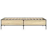 Bed Frame Sonoma Oak 80 x 200 cm Engineered Wood 8009119