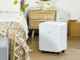 2000mL Portable Dehumidifier with Air Purifier, 24H Timer, 5 Modes, 10L/Day, for Home Laundry, White T3398P342286
