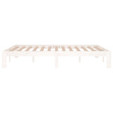 Bed Frame without Mattress White 135x190cm Double 810341