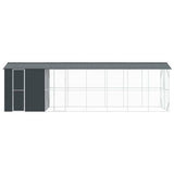 Bird Cage Anthracite 860 x 208 x 247 cm Galvanised Steel 3325155