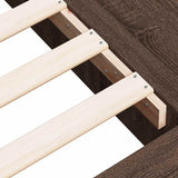 Bed Frame without Mattress Brown Oak 90x190 cm Single 3280530