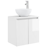 Bathroom Furniture Set 5 pcs High Gloss White 3405987