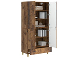 Cabinet Set 2 pcs Old Wood Engineered Wood 3416698