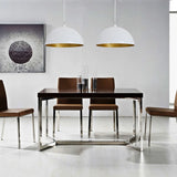 Ceiling Lamp 2 pcs Height-adjustable Semi-spherical White 241114