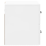 Wall-Mounted Bedside Cabinet High Gloss White 34.5 x 33 x 40 cm 899323