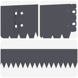 Lawn Edging 20 pcs 103 x 10 cm Steel Anthracite 8008429