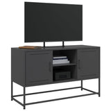 TV Cabinet Black 100.5x39x60.5 cm Steel 846512