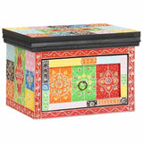 Bedside Cabinet with Drawer 2 pcs Multicolour 40 x 30 x 28 cm 4017587