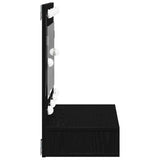 Mirror Cabinet Black Oak 90 x 31.5 x 62 cm Engineered Wood 862781