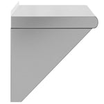 ZNTS Wall Shelf 50x30x31 cm Silver Stainless Steel 30277