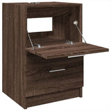 Sink Cabinet Brown Oak 40x37x59 cm Engineered Wood 848107