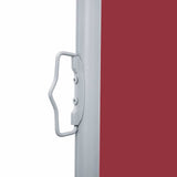 Retractable Side Awning 170x600 cm Red 48471