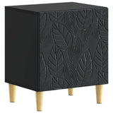 Bedside Table 2 pcs Black 43 x 34.5 x 50 cm Engineered Wood 895028