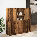 3 Piece Kitchen Cabinet Set Old Wood Engineered Wood 3324158