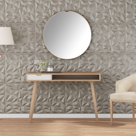 ZNTS Wall Panels 24 pcs Beton 50x50 cm XPS 6 m² Amethyst 4100055