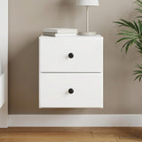 Wall-Mounted Bedside Cabinet White 34.5 x 33 x 40 cm 899145