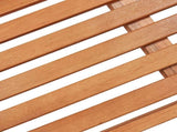 Foldable Bench Natural Solid eucalyptus wood 120 cm Foldable 47293