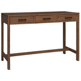 Desk with Drawers Natural Solid Teak Wood 110 x 50 x 75 cm 42026904