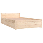 3103483 Bed Frame without Mattress with Drawers 90x200 cm