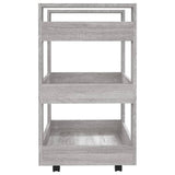 Kitchen Trolley Grey Sonoma 60x45x80 cm Engineered Wood 816822