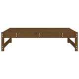 Garden Footstool Honey Brown 120x80 cm Solid Wood Pine 825712