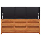 Garden Storage Box 150x50x55 cm Solid Eucalyptus Wood 47286