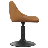 Swivel Dining Chairs 2 pcs Brown 46 x 44 x 77.5 cm Faux leather 335325