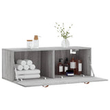 Wall Cabinet Grey Sonoma 100x36,5x35 cm Engineered Wood 830114