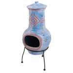 ZNTS RedFire Fireplace Colima Clay Sea Blue/Red 86031 411832