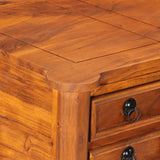 Desk with Drawers 110x50x76 cm Solid Wood Acacia 356974