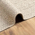 ZNTS Rug ZIZUR Cream 80x150 cm Jute Look Indoor and Outdoor 4010359