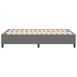 Platform Bed Frame Light Grey 120 x 190 cm Fabric 3337397