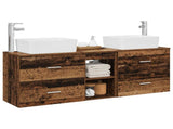 Bathroom Cabinet Set 3 pcs Old Wood 53 x 34.5 x 63 cm 3405857