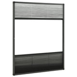 Plisse Insect Screen for Windows Aluminium 80x100cm with Shade 148683