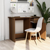 Desk Brown Oak 100x50x76 cm Engineered Wood 815422