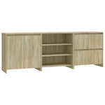 3 Piece Sideboard Sonoma Oak Engineered Wood 3098075