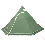 Camping Tent Tipi 5-Person Green Waterproof 4009407