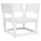 ZNTS 5 Piece Garden Sofa Set White Solid Wood Pine 3216996