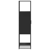 Highboard Black 35.5x35x139 cm Engineered Wood and Metal 849034