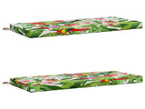 2-Piece Bench Cushions SOEST 2 pcs 100% Polyester Multicolour 950161