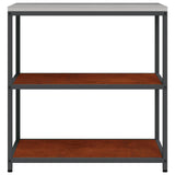 Kitchen Storage HATTEM Rusty 90 x 50 x 92 cm Steel 874960