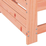 Garden Armrest Sofa with Side Table Solid Wood Douglas 844881