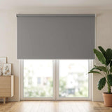 Outdoor Roller Blind UV Protection Light Grey Polyester 42041276