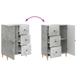 Sideboard Concrete Grey 66 x 34.5 x 90 cm Engineered Wood 894168