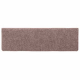 Stair Mats Self-adhesive 30 pcs 65x21x4 cm Light Brown Rectangular Edge 3365691